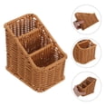 OUNONA Brown PP Remote Control Organizer Box for Home with Multiple ...