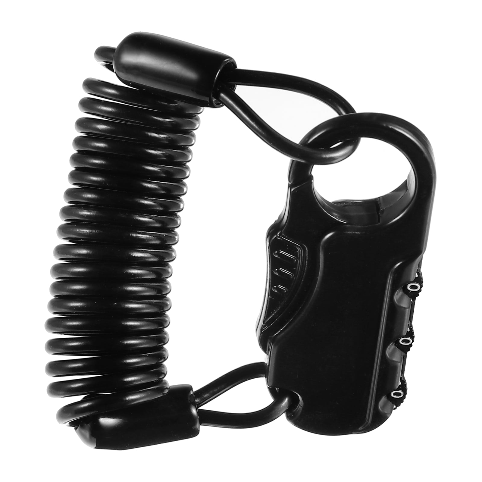 OUNONA Cable Lock Combination Locking Chain Motorcycle Helmets Black