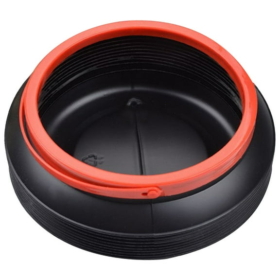 OUNONA Camo Man Vehicle Trash Can Space-saving Trash Can Black