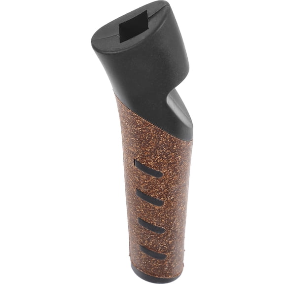 WEAVILUX universal pole handle grip wood trekking stick handle assorted color men women 1Pack