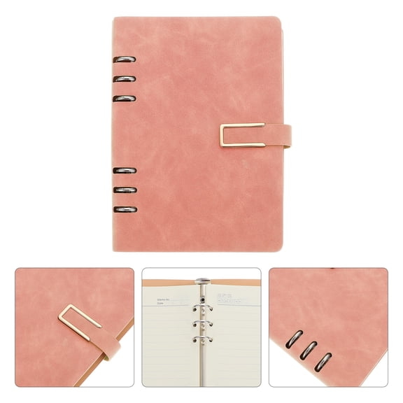 OUNONA Campus Loose-leaf Notepad Journal Detachable Notebook Women's