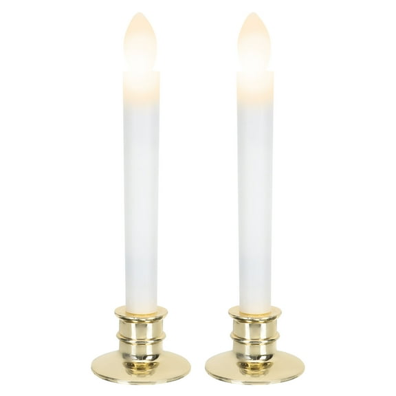 OUNONA Candle Candles Led Window Christmas Taperflameless Lights Flickering Lamp Votive Operated Candles Electric Tea