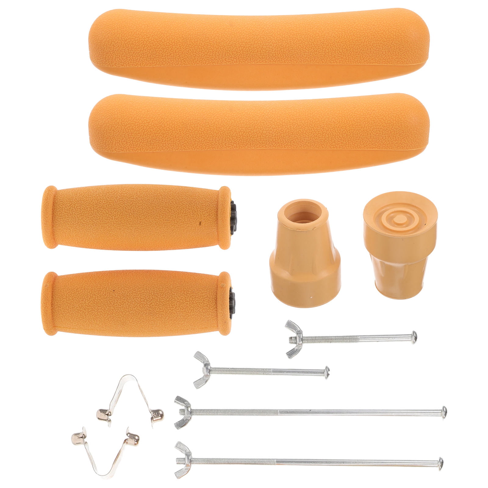 OUNONA Cane Rubber Tips Replacement Crutch Pads for Armpits and Hand Grips
