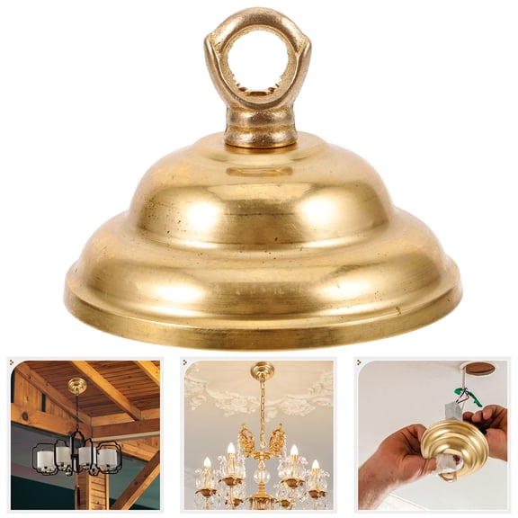 WEAVILUX Round Ceiling Light Canopy Cover Plate Accessory for Easy Installation 1 Piece