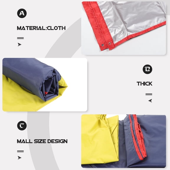 OUNONA Canopy for Garden Swing Replacement Canopy Red 1Pack