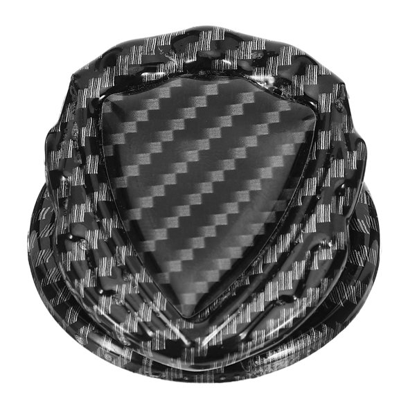 OUNONA Carbon Fiber Start Button Cover Multi ABS for Car Interior Stylish Protector