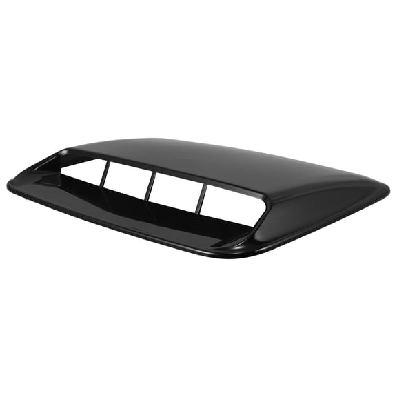 FOLOYORI Black ABS Car Hood Vent Cover with Unique Air Intake Design, Trim for Enhanced Vehicle Performance