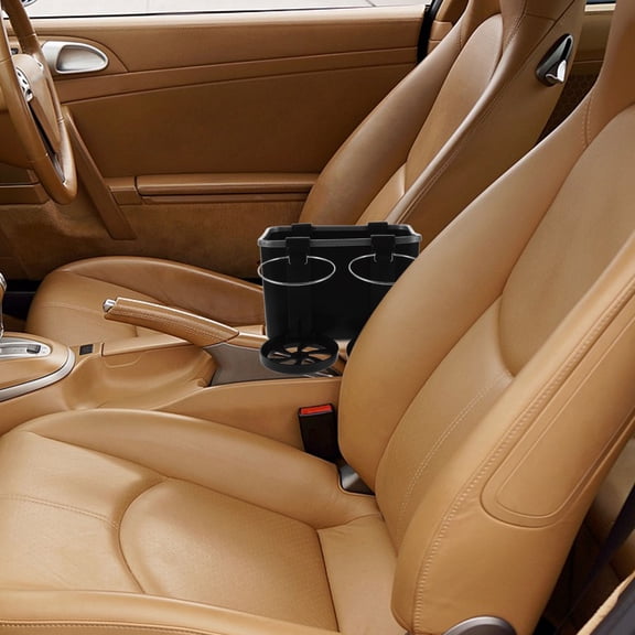 OUNONA  Car Organizer Back Seat Console Rest Storage Multifunctional Black