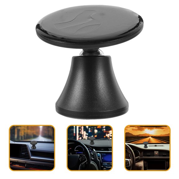 OUNONA Car Phone Holder Nano Suction Vehicle Phone Mount PC Black for Car Use 1Set