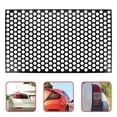 thumbnail image 2 of Universal Honeycomb Tail Light Sticker Decal – 48x30cm – Black PVC Protective Cover 2 of 6