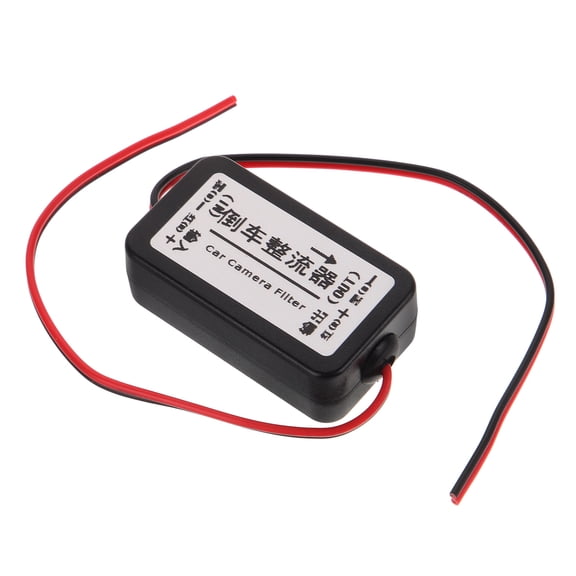 OUNONA Car Rearview Camera Power Relay Capacitor Filter for Stable Power Supply during Reverse Parking