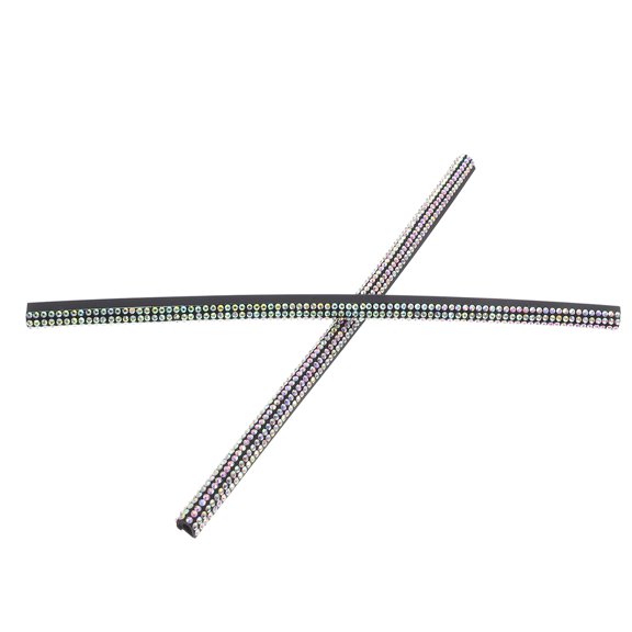 WEAVILUX Decoration Strips for Car Multi Colored 2Pcs Rhinestone