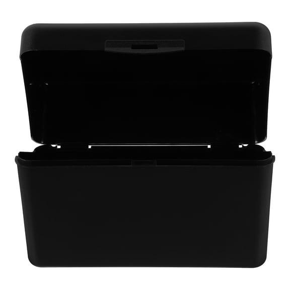 OUNONA  Card Box Office Storage Holder Trading Display Binder Black