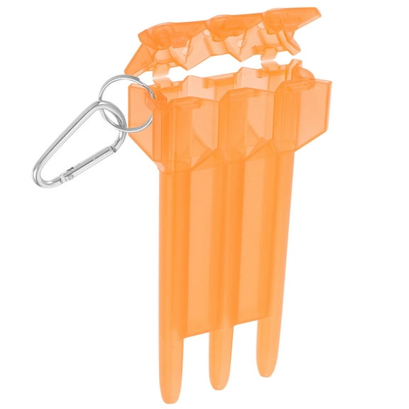 OUNONA Case Sports Container with a Bottle Opener + Key Buckle (Orange)