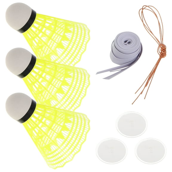 OUNONA  Caster Wheel Sleeves Badminton Trainer Individual