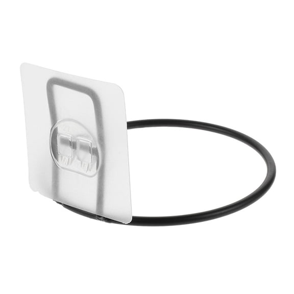 OUNONA Wall-Mounted Cat Feeding Shelf in Black Plastic and Iron, Space-Saving Pet Feeder for Comfortable and Convenient Feeding