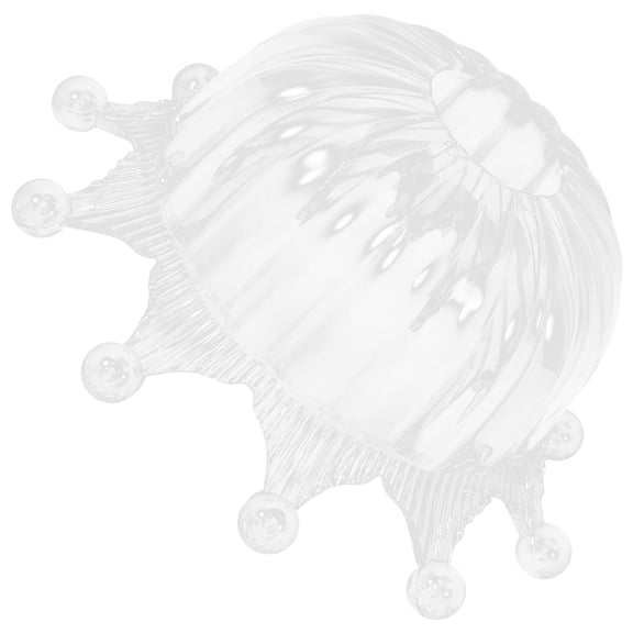 OUNONA Luxury Transparent Plastic Pendant Light Shade for Home Ceiling and Bedside Lamps