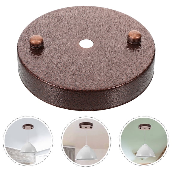 OUNONA Ceiling Plate Ceiling Mount Light Plate Metal Lamp Plate Ceiling Plate Light Fitting Lamp Supply