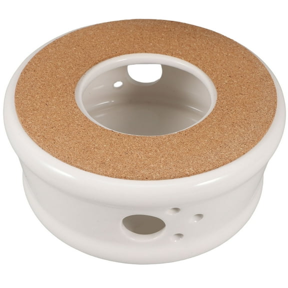 OUNONA Ceramic Teapot Warmer Teapot Heater Portable Tea Light Warmer for Teapot and Mugs Modern Tea Light Heater for Home and Office