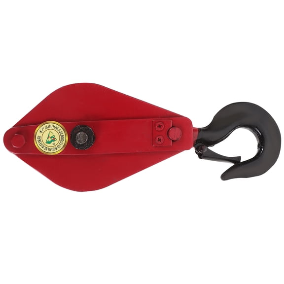 OUNONA Chain Lifting Block with Rotatable Pulley, Heavy Duty Hanging Pulley for Industrial and Construction Use