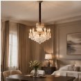 Coverlet Rust OUNONA Chandelier Chain Cover Coffee Velvet Adjustable Rust Protection ...