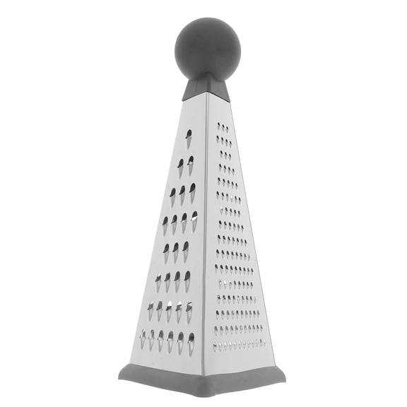 OUNONA Cheese Grater Box For Kitchen Stainless Steel With 4 Sides Cheese And Spice Graters With Handle For Vegetables Ginger Potatoes