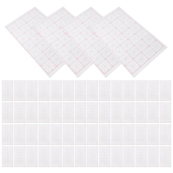 OUNONA Chinese Calligraphy Paper Sheets for Brush Writing Practice and Art Supplies