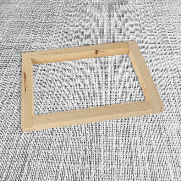 OUNONA Chocolate Wooden Screen Printing Frame for Silk Screen Printing, Reusable and Practical Home Craft Tool