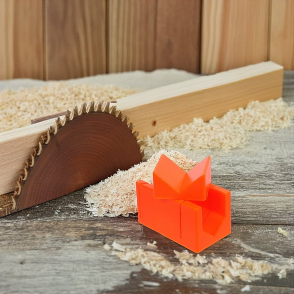 OUNONA Adjustable Circular Saw Base with Plastic Wood Positioning for Precise Furniture Making - 1 Set