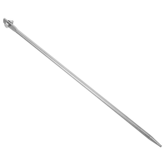 OUNONA Clamp Car Plants Ground Pin 50.00X1.20X1.20CM Silver