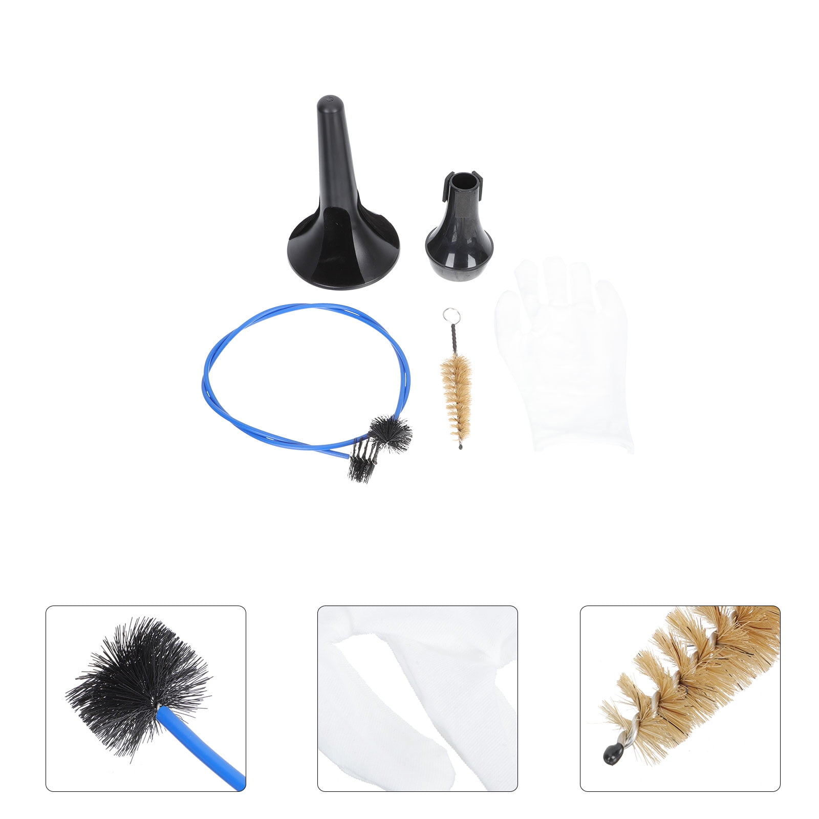 OUNONA  Cleaning Kit Horn Maintenance Accessories Trumpet