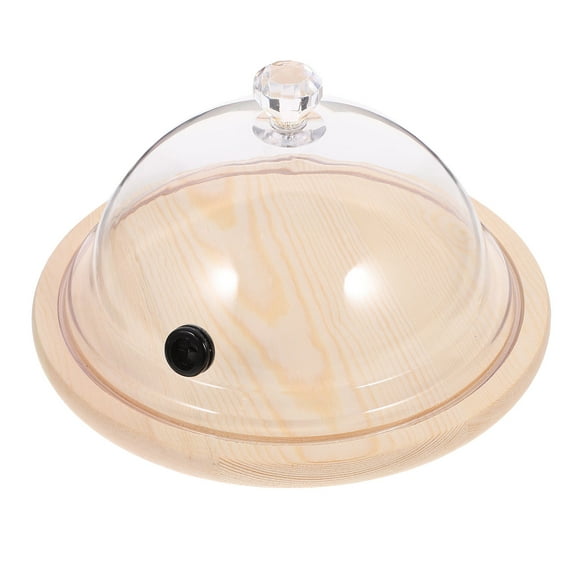 OUNONA Clear Cake Dome with Base for Home Transparent PC Material Protects Food Hygienically 7 Inch
