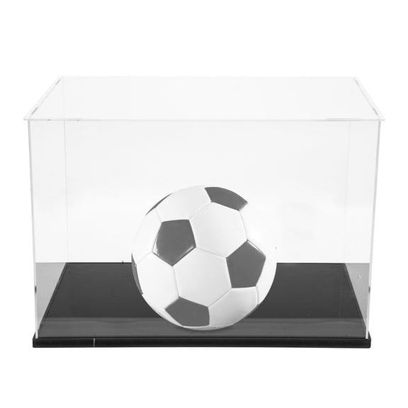 OUNONA Football Boxes Display Box Acrylic 1Set for Fan Gear