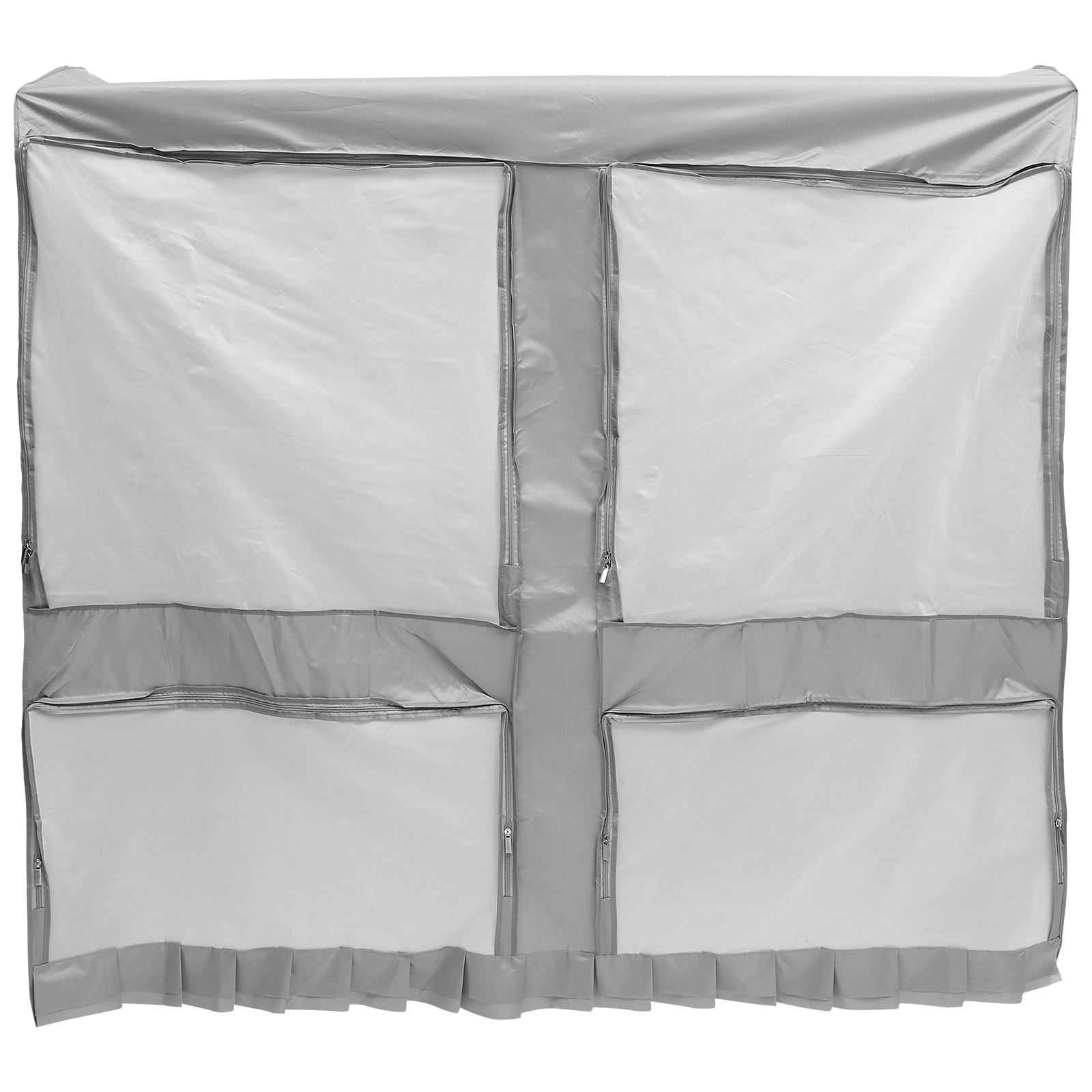 OUNONA Clear Wardrobe Cover Clothes Cover Oxford Clothing Rack Cover ...