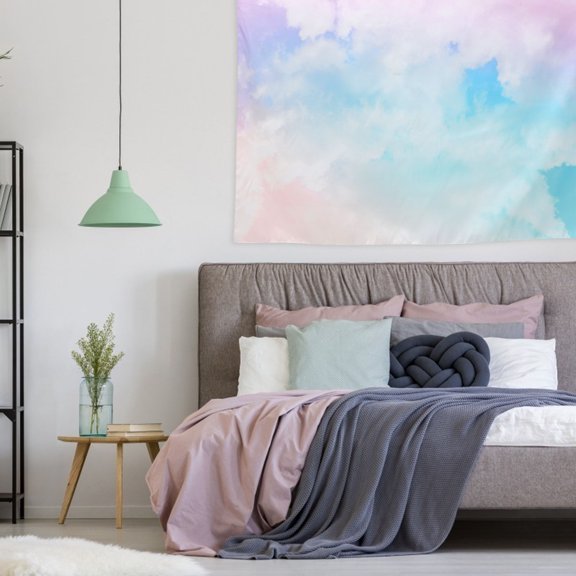 OUNONA Cloud Photo Background Cloth Multi Use Backdrop for Valentine and New Year Celebration