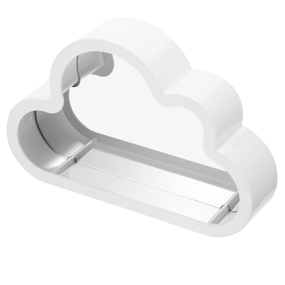 OUNONA  Cloud Shape Photo Frame Lamp DIY Office Baby Light Miss White