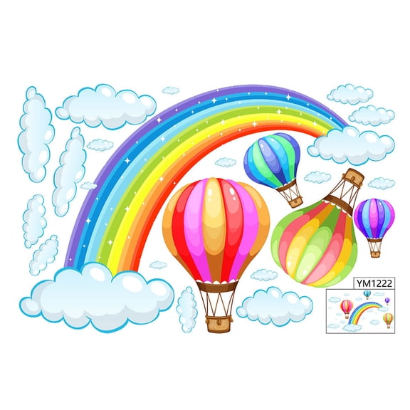 OUNONA Cloud Wall Decals Removable Window Stickers for Home Decor, Christmas Decoration, Easy to Apply and Remove