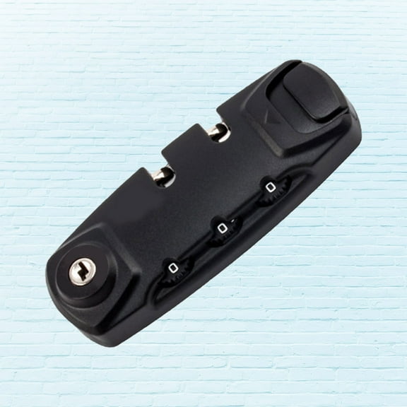 OUNONA Tsa Approved Black Customs Lock 3 Digit Combination Password Lock for Luggage and Boxes