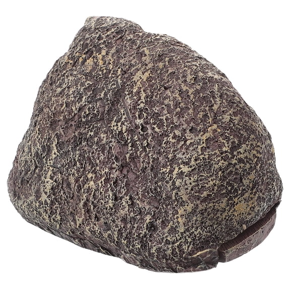 OUNONA Outdoor Concealed Key Box Simulated Stone Design 9x7x5.5cm Weatherproof Secure Storage