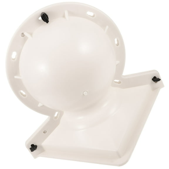 OUNONA Balustrade Top Ornament Mould White Plastic Classic Garden Accessory 1Pack