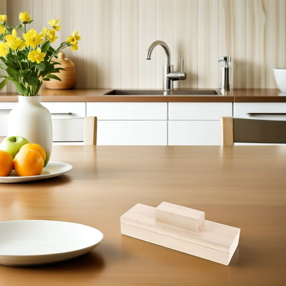 OUNONA Manual Chestnut Opener with Wood and Metal Construction for Easy and Efficient Nut Cracking at Home Kitchen