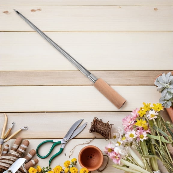 OUNONA Corn Sampling Tool Wood and Stainless Steel Probe 1Pack for Farm Supply