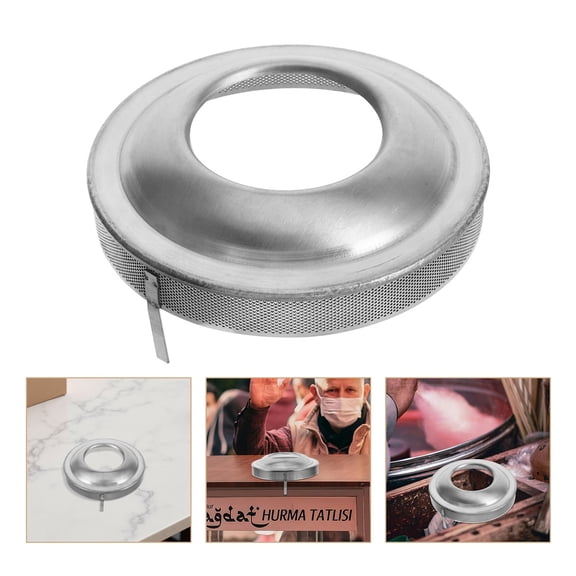 OUNONA Cotton Candy Strainer Replacement Part for Machine Iron Silver