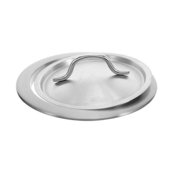 OUNONA Countertop Embedded Trash Lid, Silver Stainless Steel, for Home, Easy Installation, Space-Saving