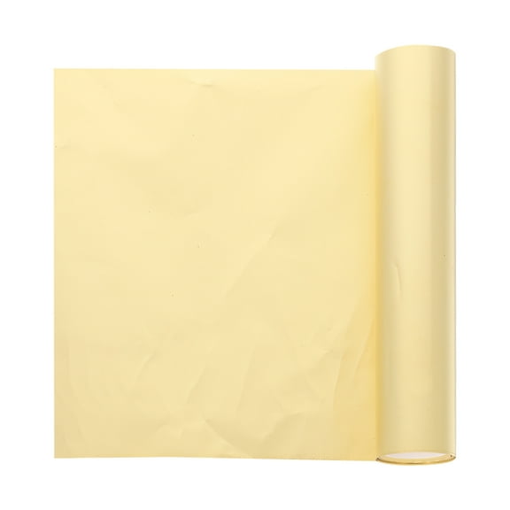OUNONA Crafts Brass Plate Roll Yellow Metal Sheet with Fine Workmanship and Thermal Conductivity