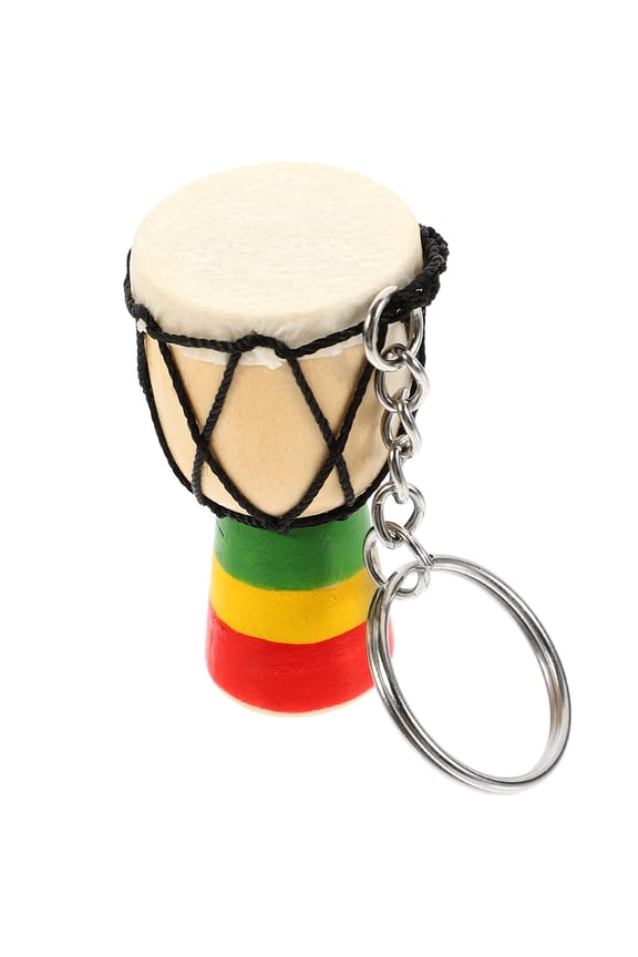 Nubesty African Drum Keychain For Bag Pendant 1Set