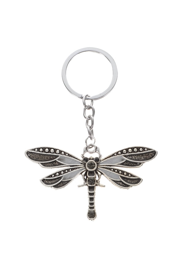 1Pcs Keychains Dragonfly Zinc Alloy Key Chain for Women Travel Bag Decoration
