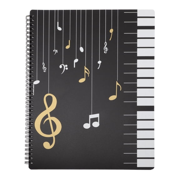 OUNONA Creative Music Score Folder Practical Music File Organizer for Musical Documents and Sheet Storage