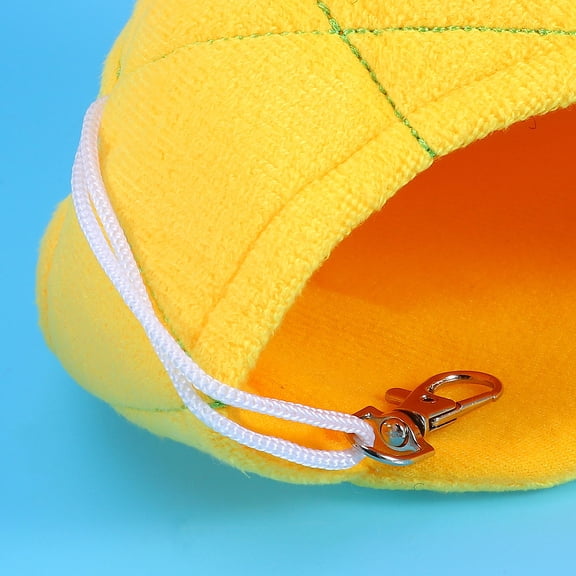 OUNONA Creative Pineapple Shape Hamster Pet Nest in Yellow for Soft Animal Care