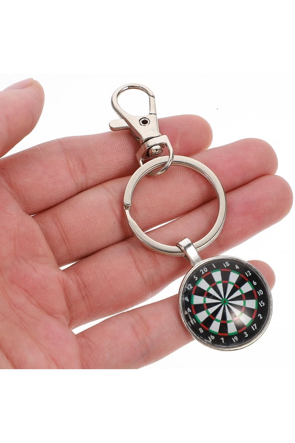 2-Pack Retro Darts Keychains with Assorted , Stylish Vintage Game Accessory for Keys and Bags
